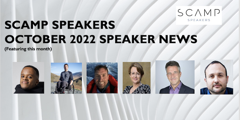 October 2022 Speaker News
